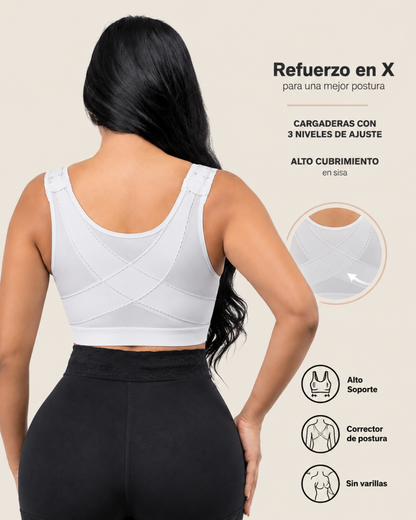 Sostén facilitador de postura con control de volumen del busto Multi/Functional