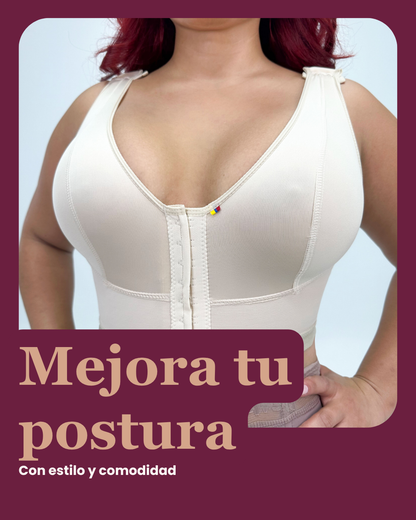 Sostén facilitador de postura con control de volumen del busto Multi/Functional