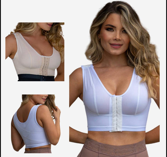 Brasier corrector de postura FirmeBra MOLDEA color beige - vista frontal